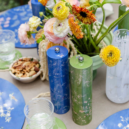 Chinoiserie Blue Salt or Pepper Mill