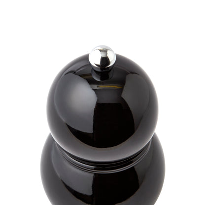 Black Lacquer Chubby Salt & Pepper Mill