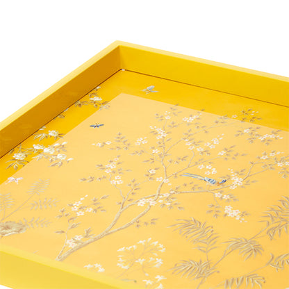 Chinoiserie Medium Tray Yellow