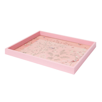 Chinoiserie Medium Tray Pink