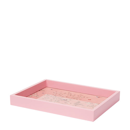 Chinoiserie Small Tray Pink