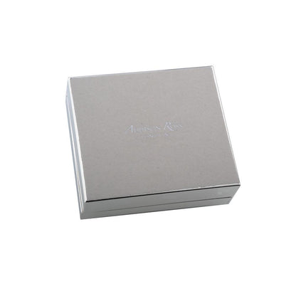 Taupe Enamel & Silver Box