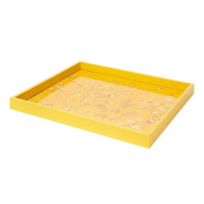 Chinoiserie Medium Tray Yellow