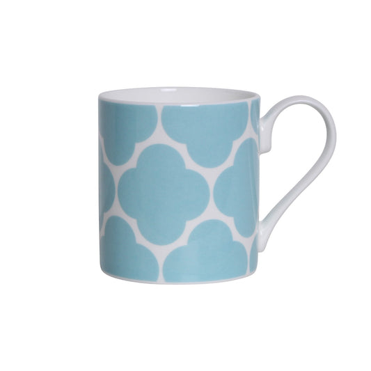 Eau de Nil Flowers Bone China Mug