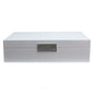 Large White Jewellery Box with Gold