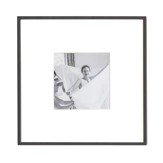 Single Aperture Black Wall Hanging Frame