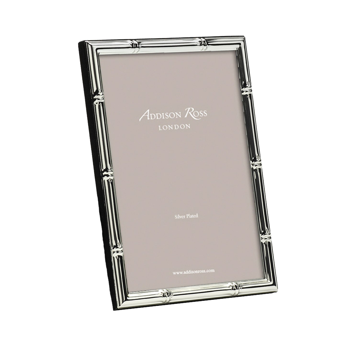 Bamboo Silver Plated Photo Frame