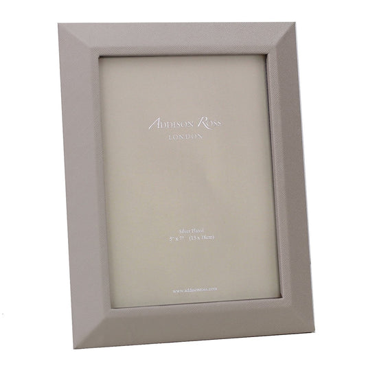 Grey Leather Photo Frame - Leather Frames - Addison Ross