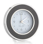 Taupe & Silver Alarm Clock - Clock - Addison Ross