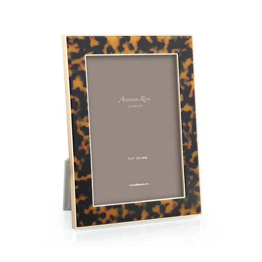 Faux Tortoiseshell & Gold Photo Frame - Exotic Frames - Addison Ross