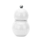 White Lacquer Chubby Salt & Pepper Mill