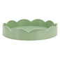 Sage Green Small Round Scallop Tray