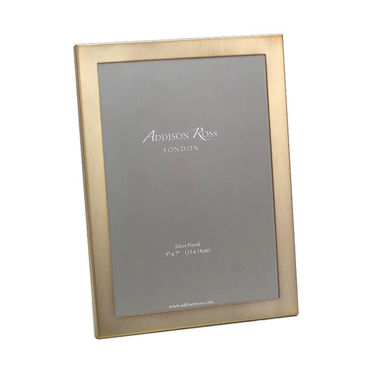 Matt Gold Photo Frame with Squared Corners | Addison Ross